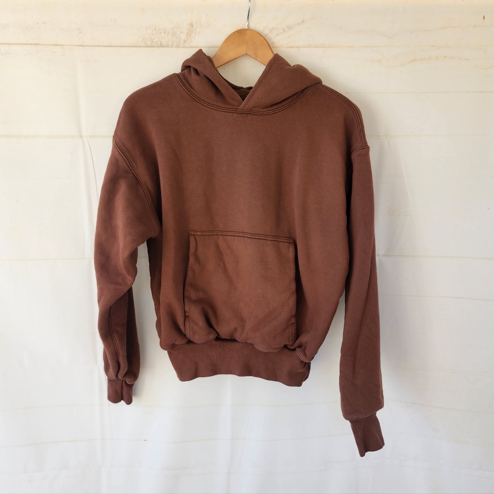 YZY X GAP Dpuble Layered Brown Hoodie